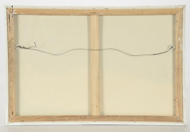 Robbie Kemper Original Abstract Acrylic on Canvas "Red Stripe"