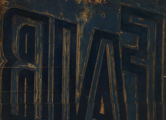 Industrial Wood Printing Template