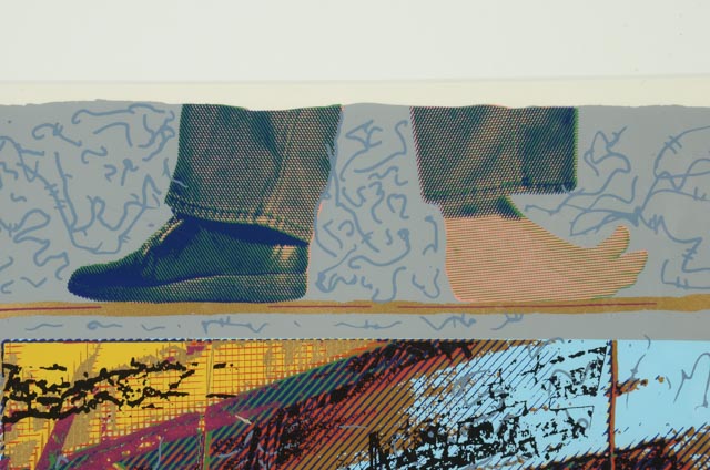 Dale Hoffman Original Limited Edition Serigraph "Binka's Ladder"