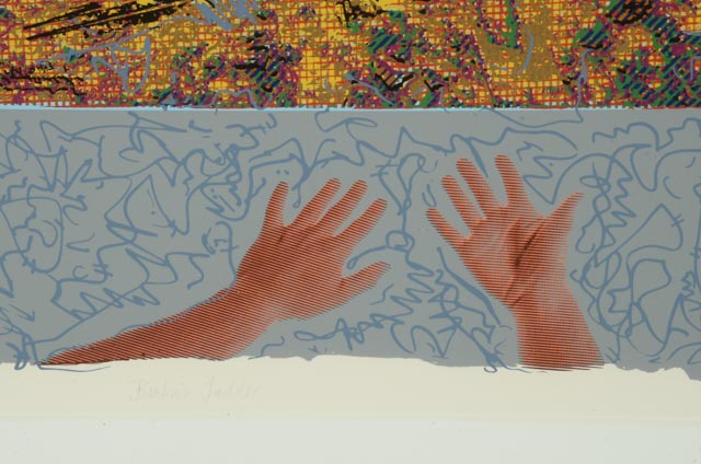 Dale Hoffman Original Limited Edition Serigraph "Binka's Ladder"