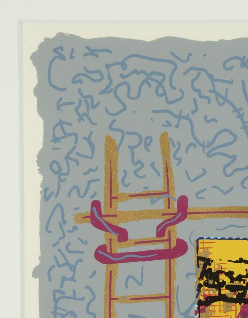 Dale Hoffman Original Limited Edition Serigraph "Binka's Ladder"