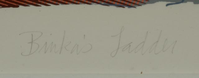 Dale Hoffman Original Limited Edition Serigraph "Binka's Ladder"