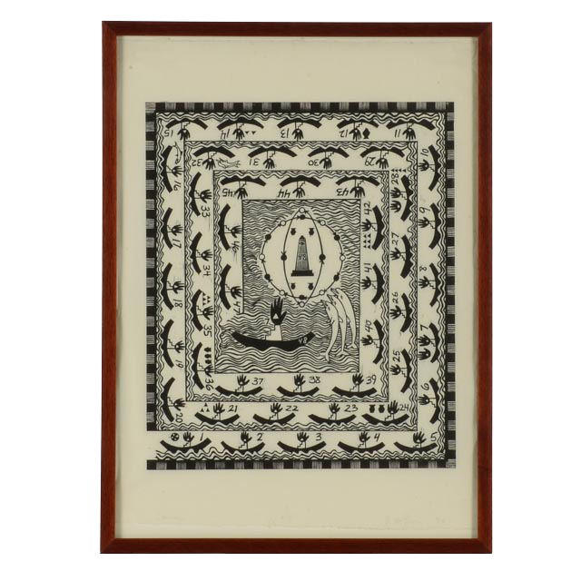 David Holzman Artist's Proof Woodblock "Journey"