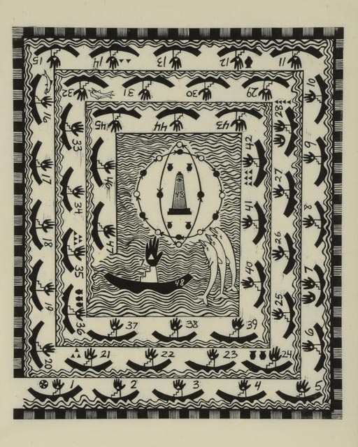 David Holzman Artist's Proof Woodblock "Journey"