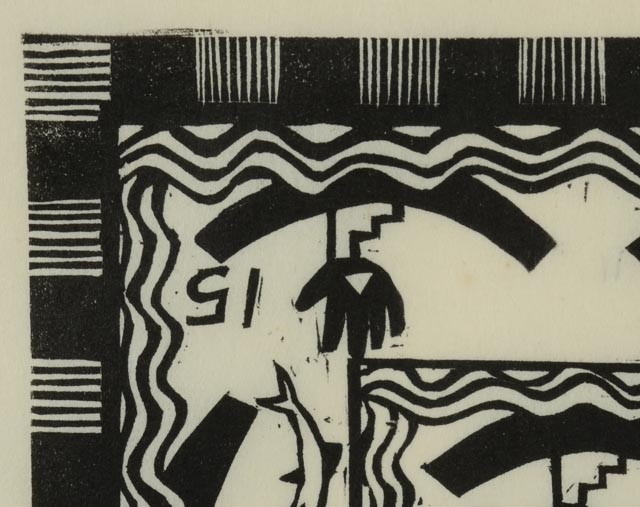 David Holzman Artist's Proof Woodblock "Journey"