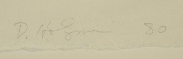 David Holzman Artist's Proof Woodblock "Journey"