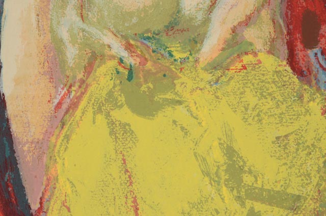 Jan De Ruth Signed Limited Edition Serigraph "After the Bath"