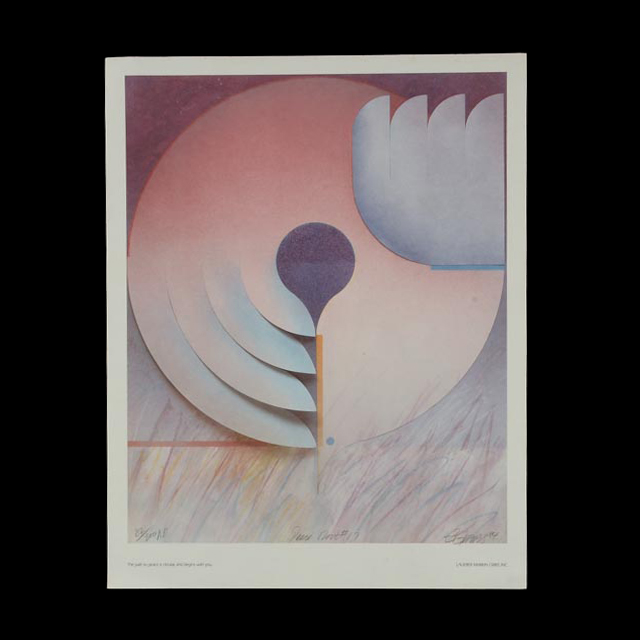 Lauerer Markin Gibbs Signed Limited Edition Lithograph "Peace Dove #17"