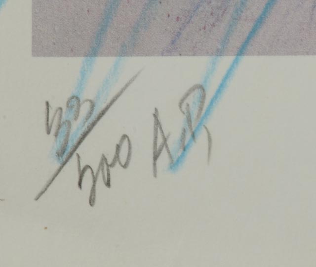 Lauerer Markin Gibbs Signed Limited Edition Offset Lithograph