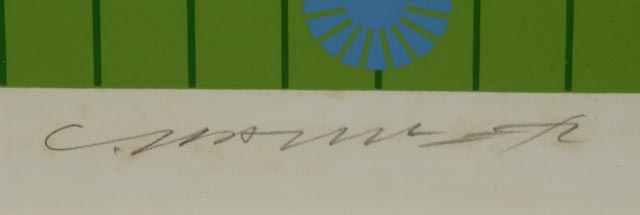 Charley Harper Signed Limited Edition Serigraph "Foxsimiles"