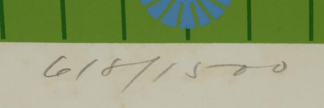 Charley Harper Signed Limited Edition Serigraph "Foxsimiles"