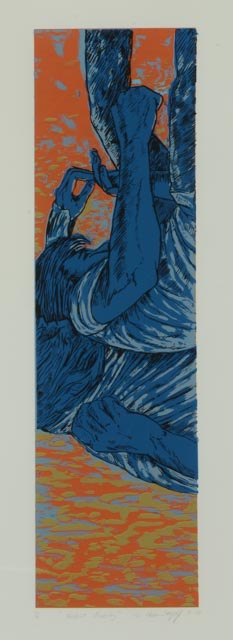 Matthew Strippelhoff Limited Edition Mixed Media Print "Violent Passing"