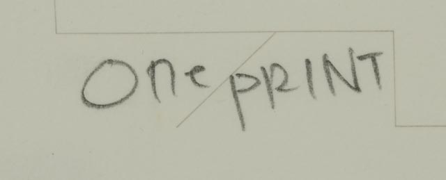 Yasufumi Chuma Original Mixed Media Monotype '"Memorandum"<Biscuit.II>'