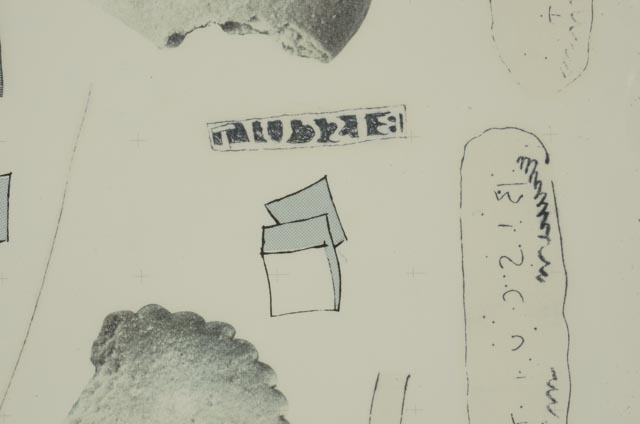 Yasufumi Chuma Original Mixed Media Monotype '"Memorandum"<Biscuit.II>'