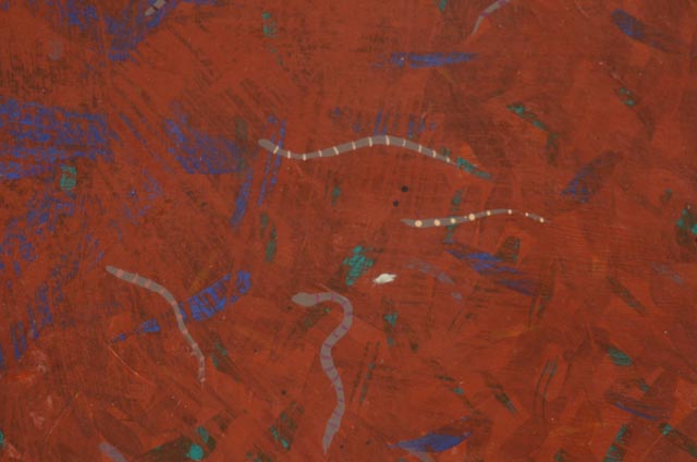 Mary Anne Donovan Acrylic on Paper "Subterranean Birds"