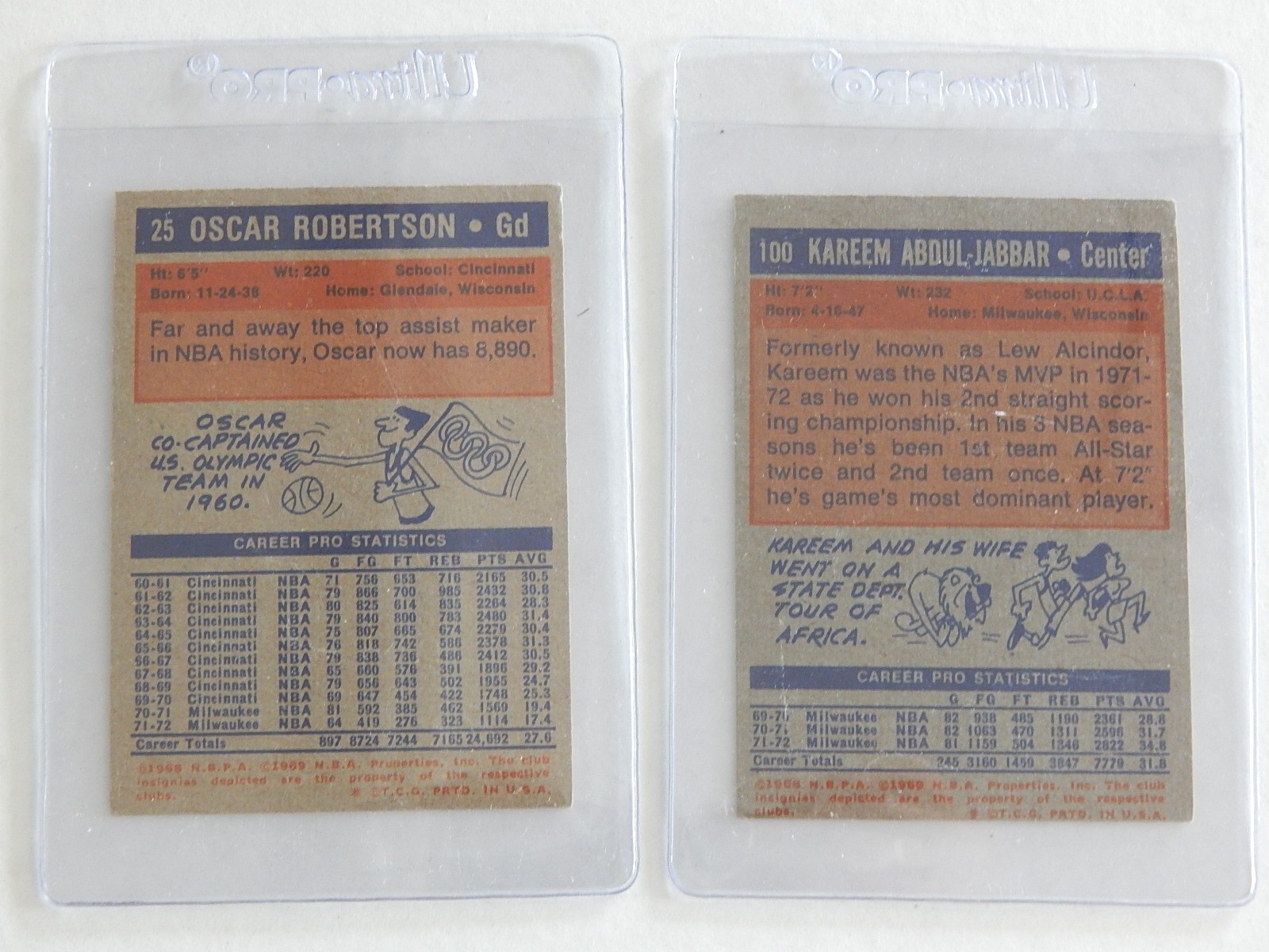 1971/1972 TOPPS Basketball Cards