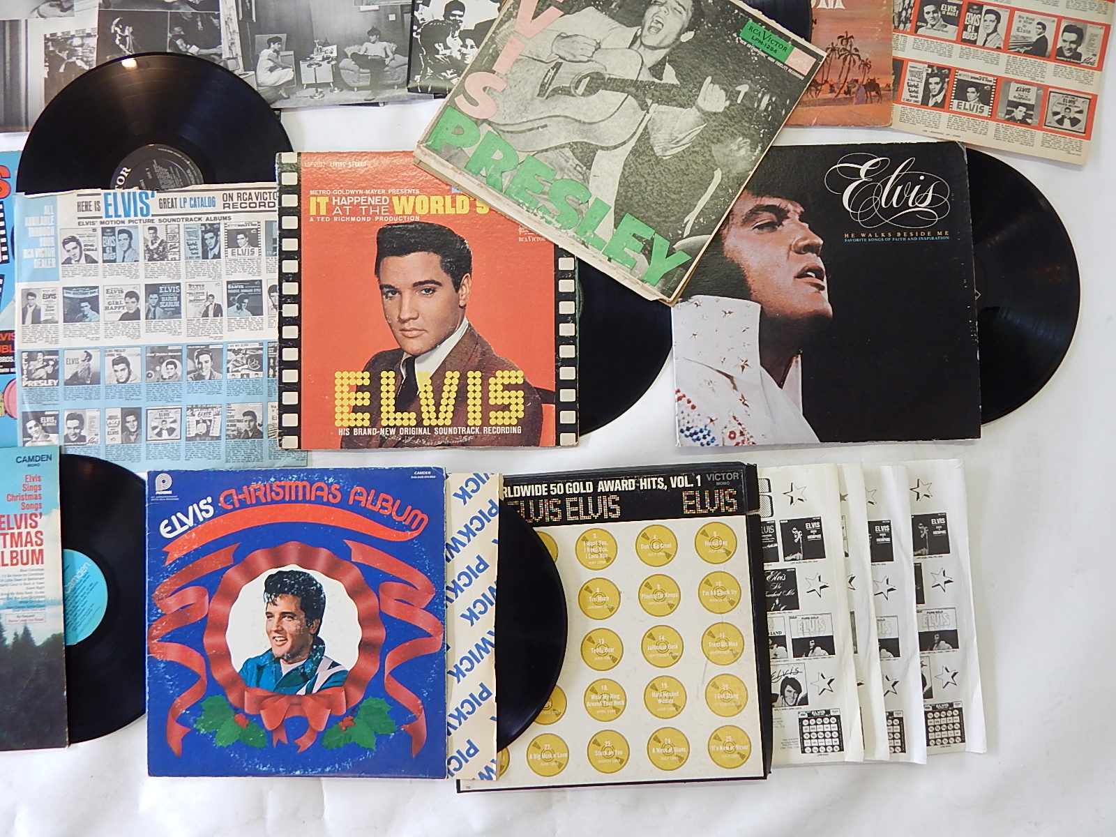 18 Elvis Presley Records