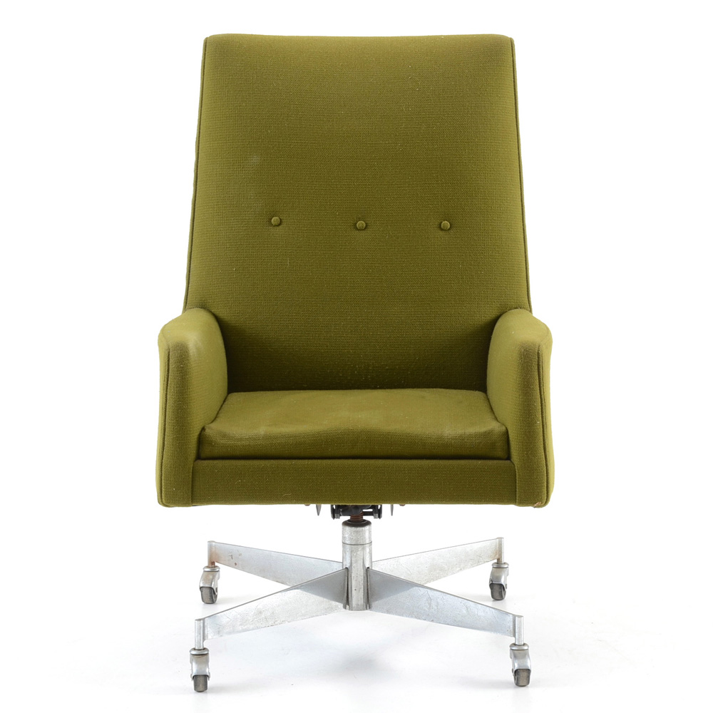 Jens Rison Green Woven Executive Chair