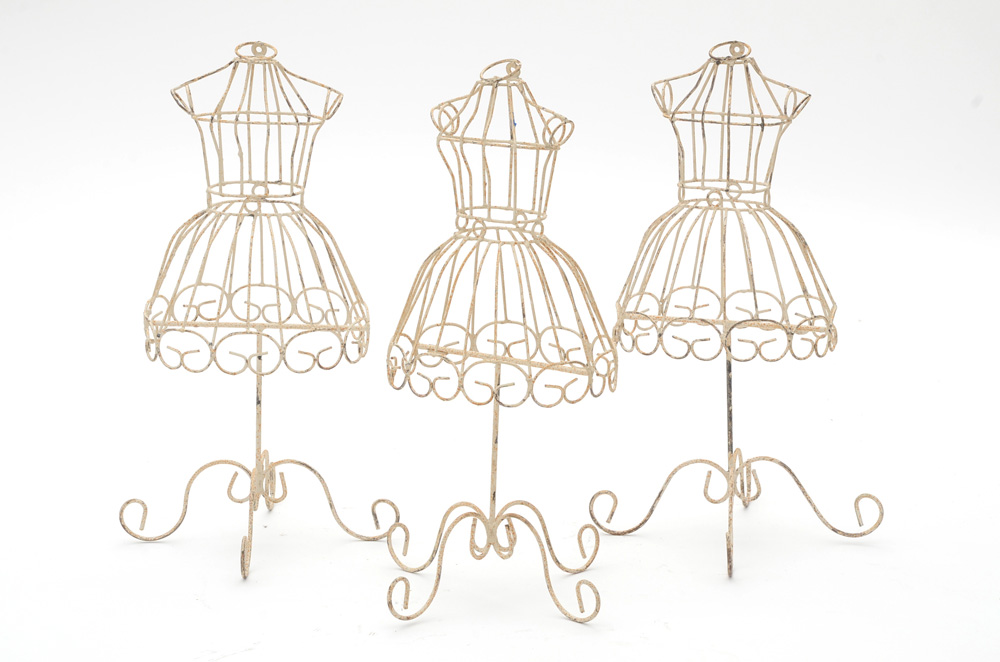 Three Dressmaker's Wire Forms