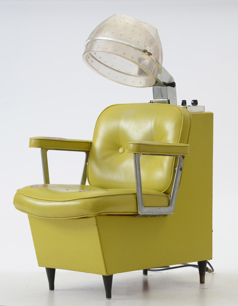 Fabulous Vintage Lime Green "Elegant First Lady" Salon Hair Dryer Chair by Belvedere