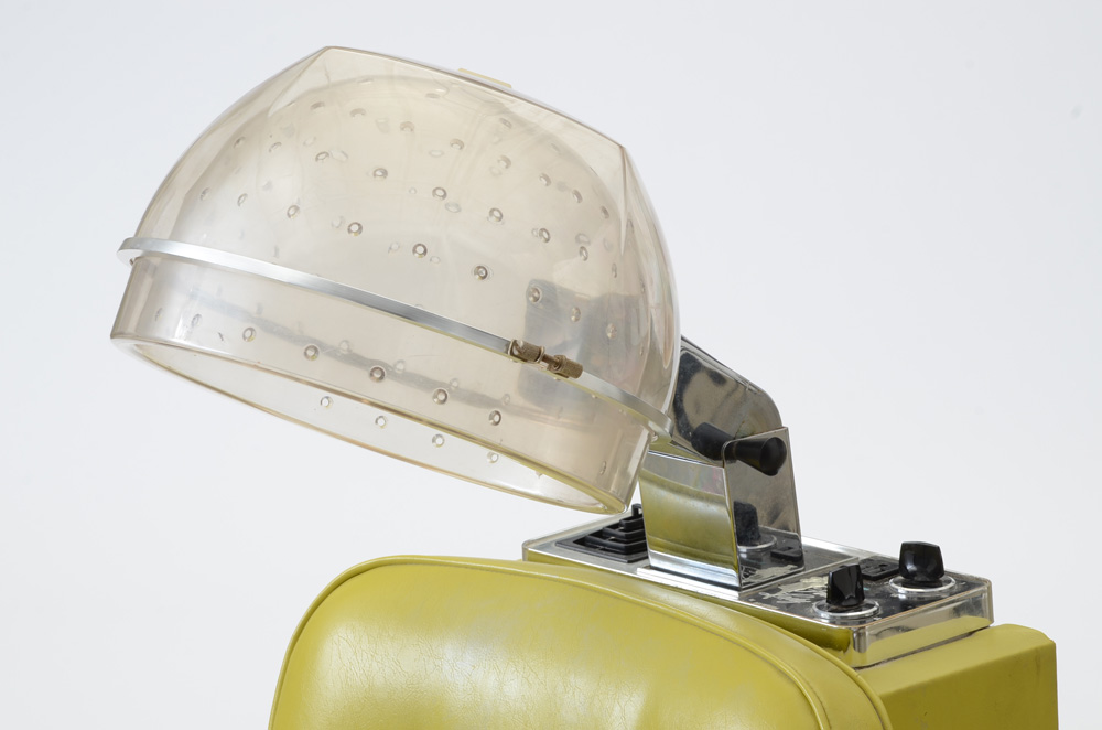 Fabulous Vintage Lime Green "Elegant First Lady" Salon Hair Dryer Chair by Belvedere