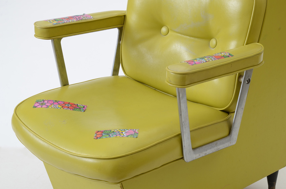 Fabulous Vintage Lime Green "Elegant First Lady" Salon Hair Dryer Chair by Belvedere