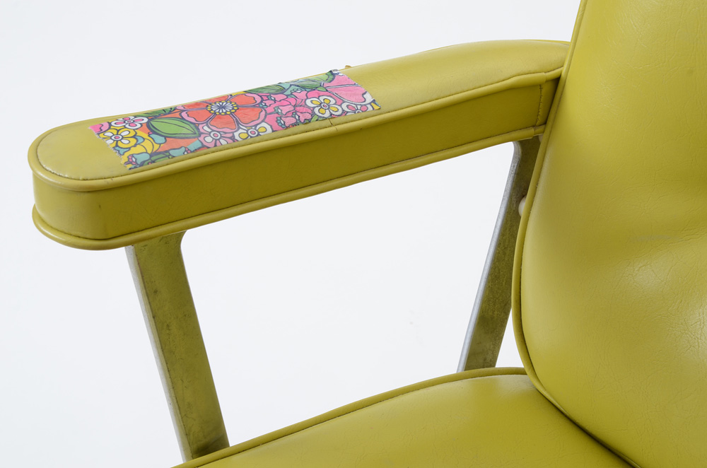 Fabulous Vintage Lime Green "Elegant First Lady" Salon Hair Dryer Chair by Belvedere