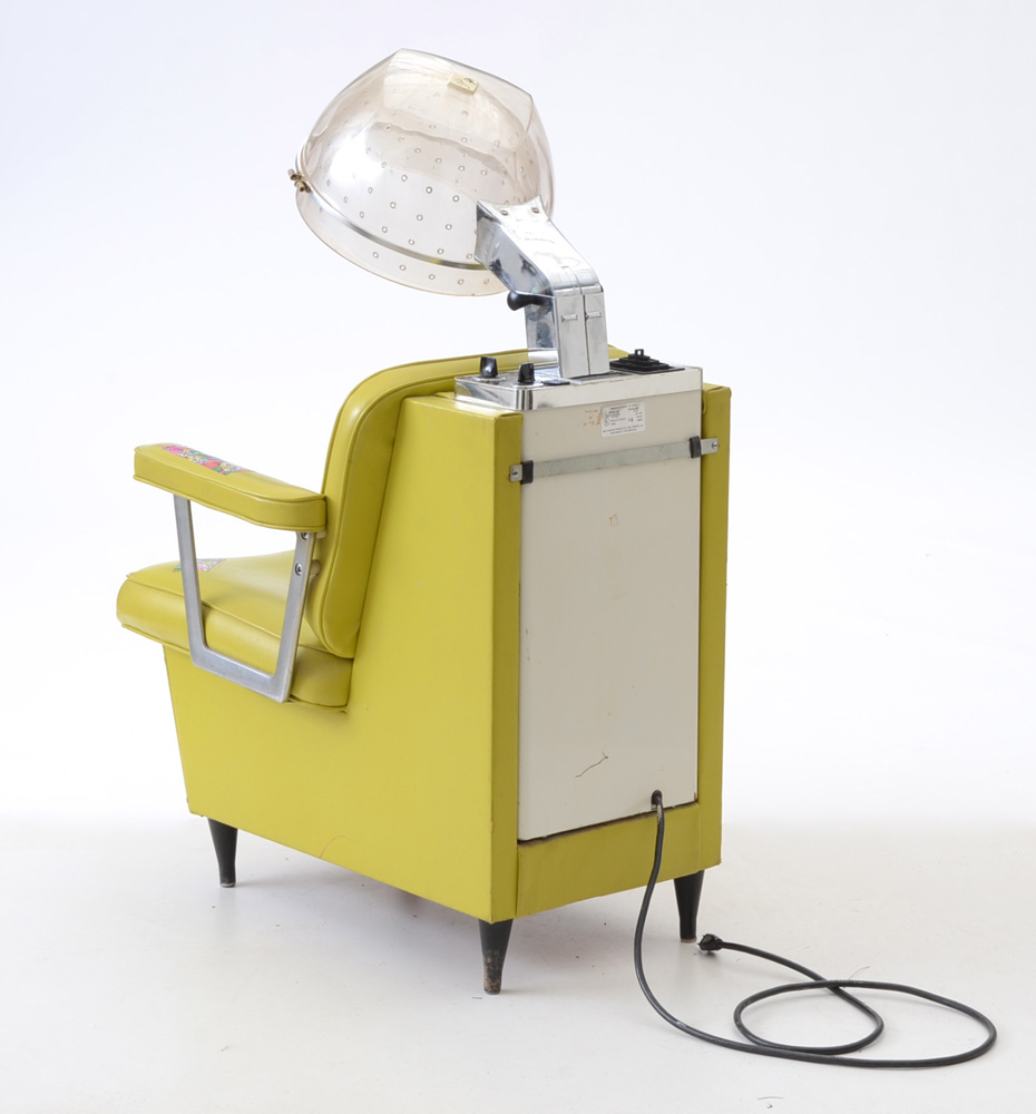 Fabulous Vintage Lime Green "Elegant First Lady" Salon Hair Dryer Chair by Belvedere