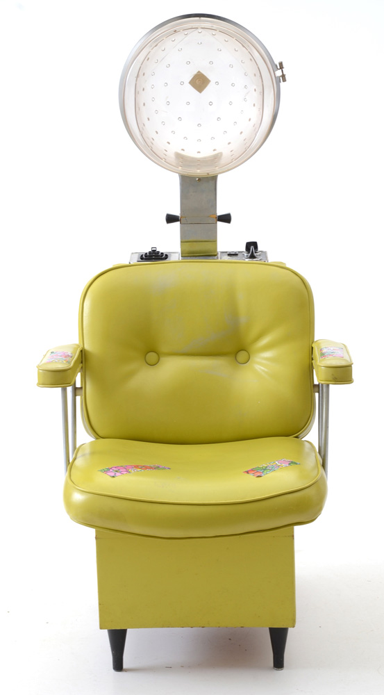 Fabulous Vintage Lime Green "Elegant First Lady" Salon Hair Dryer Chair by Belvedere