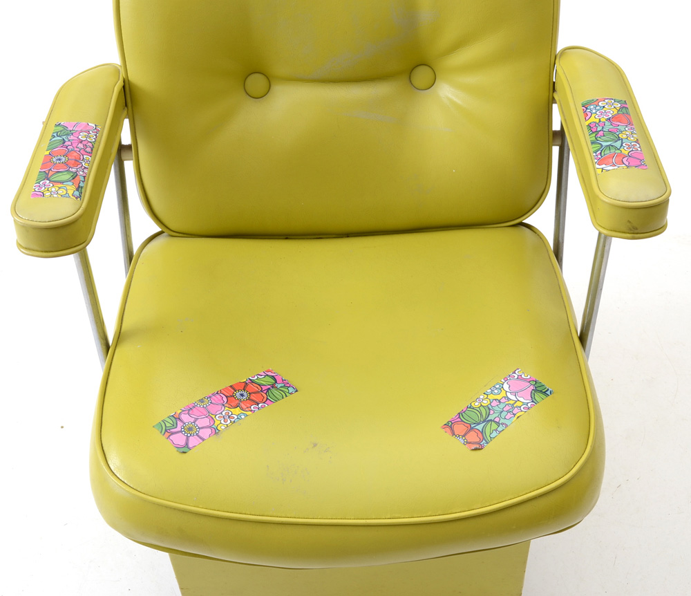 Fabulous Vintage Lime Green "Elegant First Lady" Salon Hair Dryer Chair by Belvedere