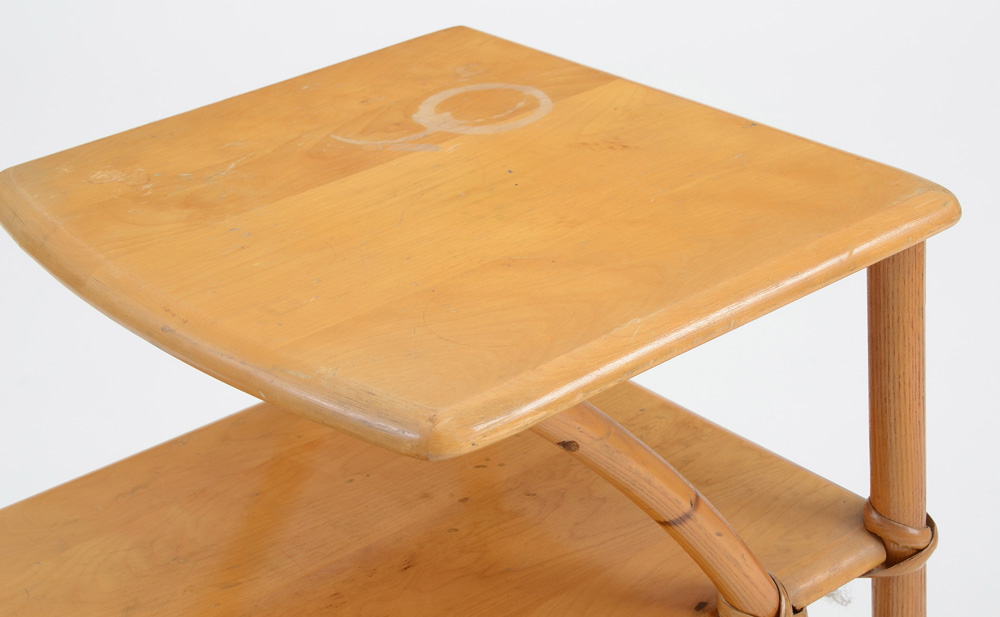 Heywood Wakefield "Ashcraft" Three Tier Step-End Table