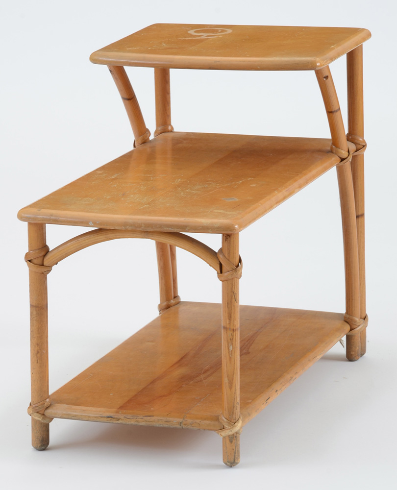 Heywood Wakefield "Ashcraft" Three Tier Step-End Table