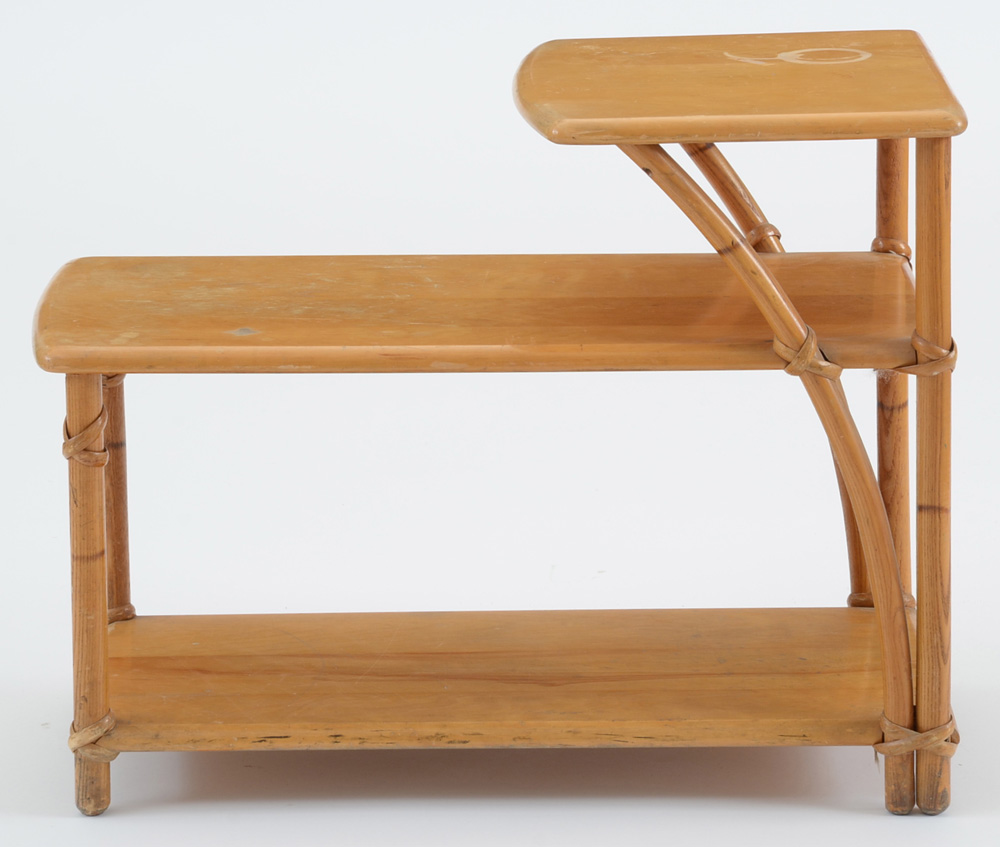 Heywood Wakefield "Ashcraft" Three Tier Step-End Table