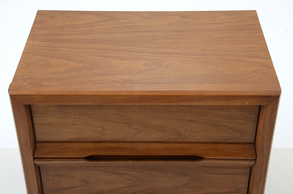 Walnut Laminate Nightstand