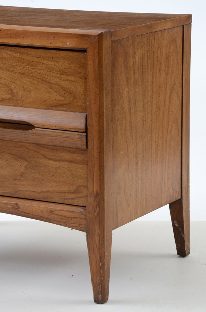 Walnut Laminate Nightstand