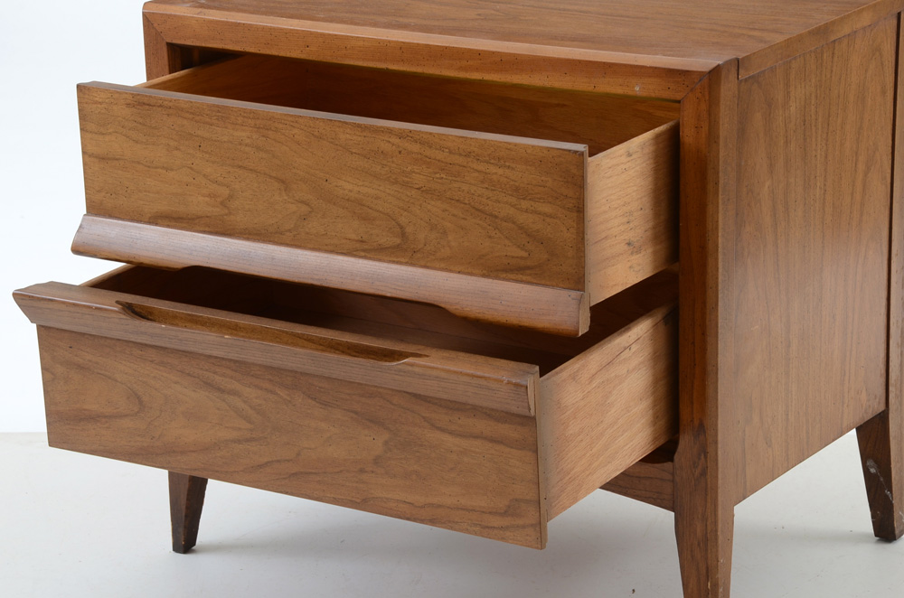 Walnut Laminate Nightstand