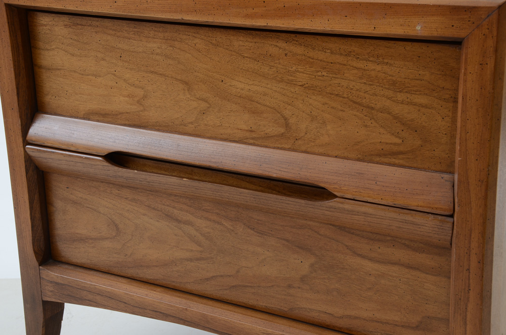 Walnut Laminate Nightstand