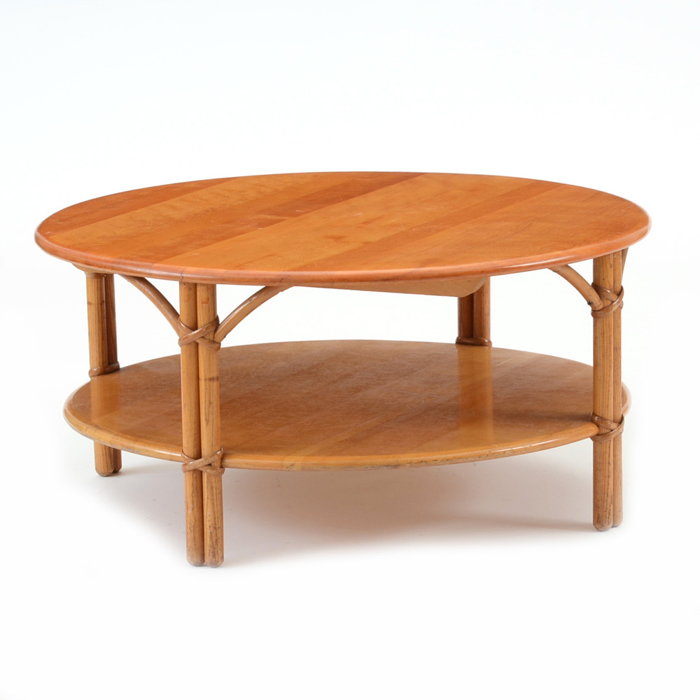 Heywood wakefield round 2025 coffee table