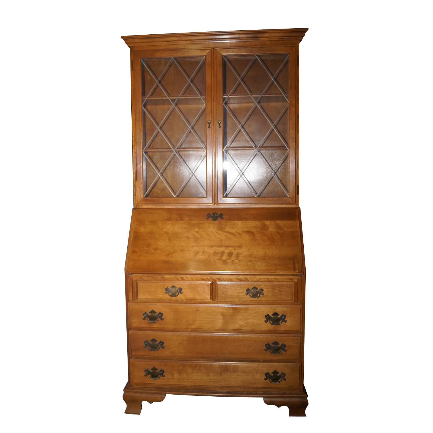 Ethan Allen Secretary and Hutch