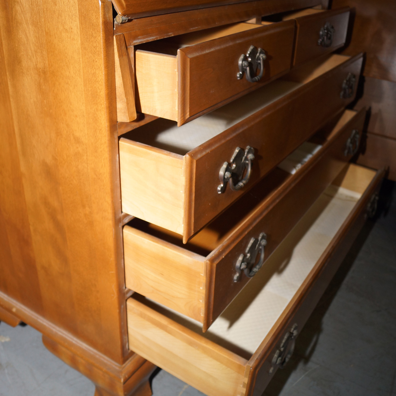 Ethan Allen Secretary and Hutch