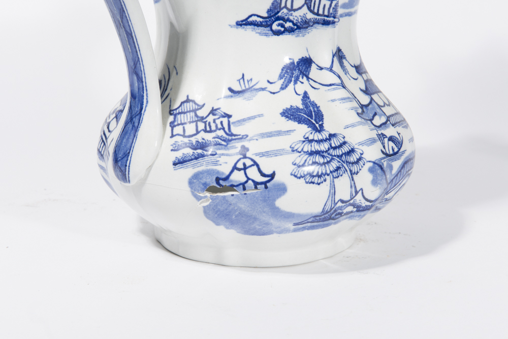 English Transferware Jug Pair