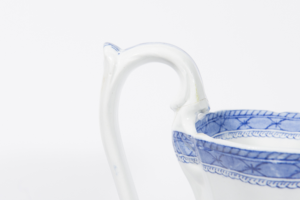 English Transferware Jug Pair