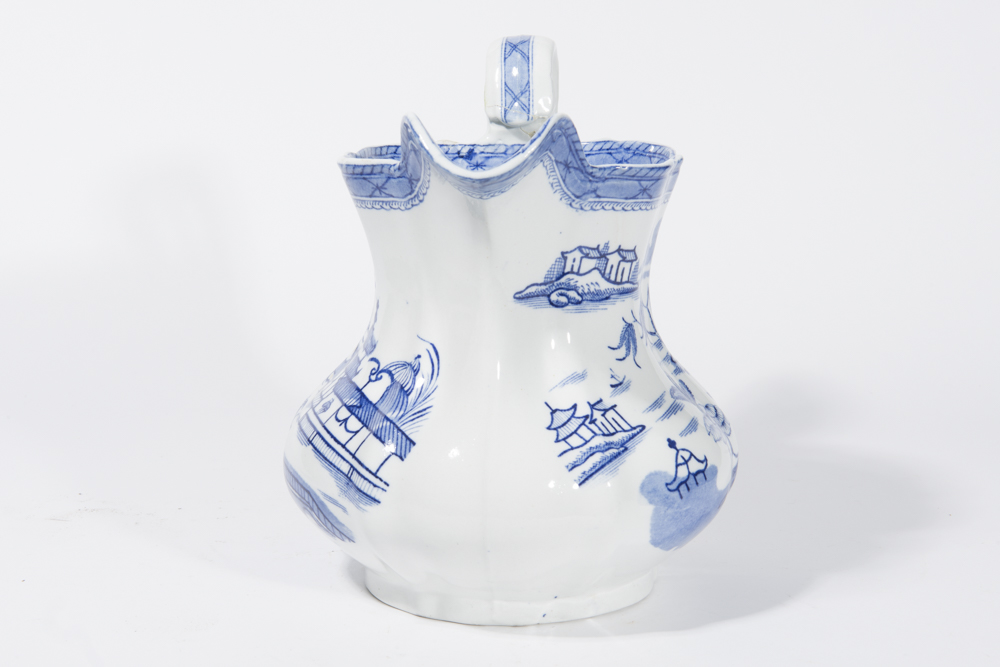 English Transferware Jug Pair