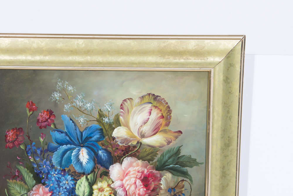 Kanich Floral Still Life Acrylic on Board