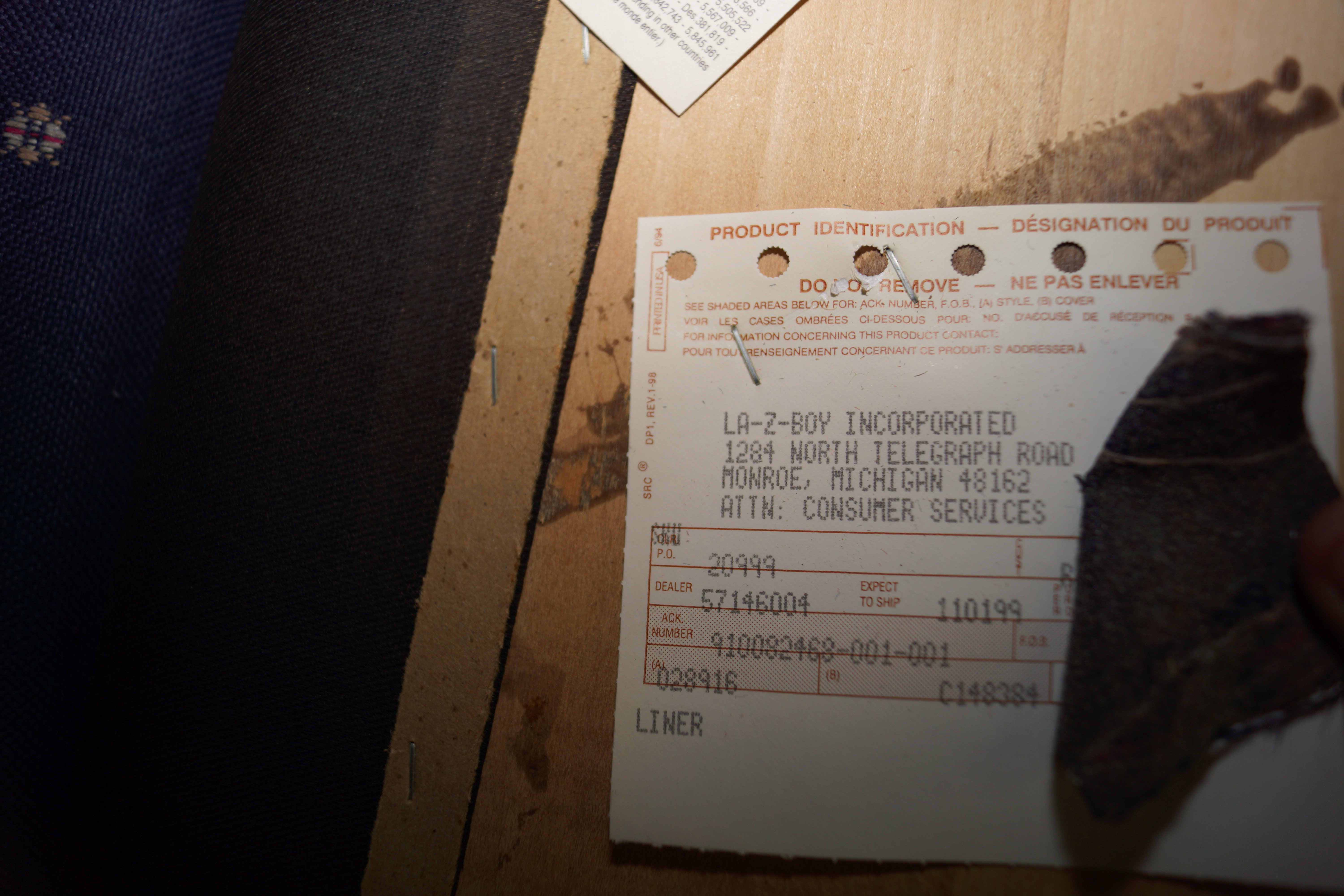 Lazy Boy Reclining Arm Chair