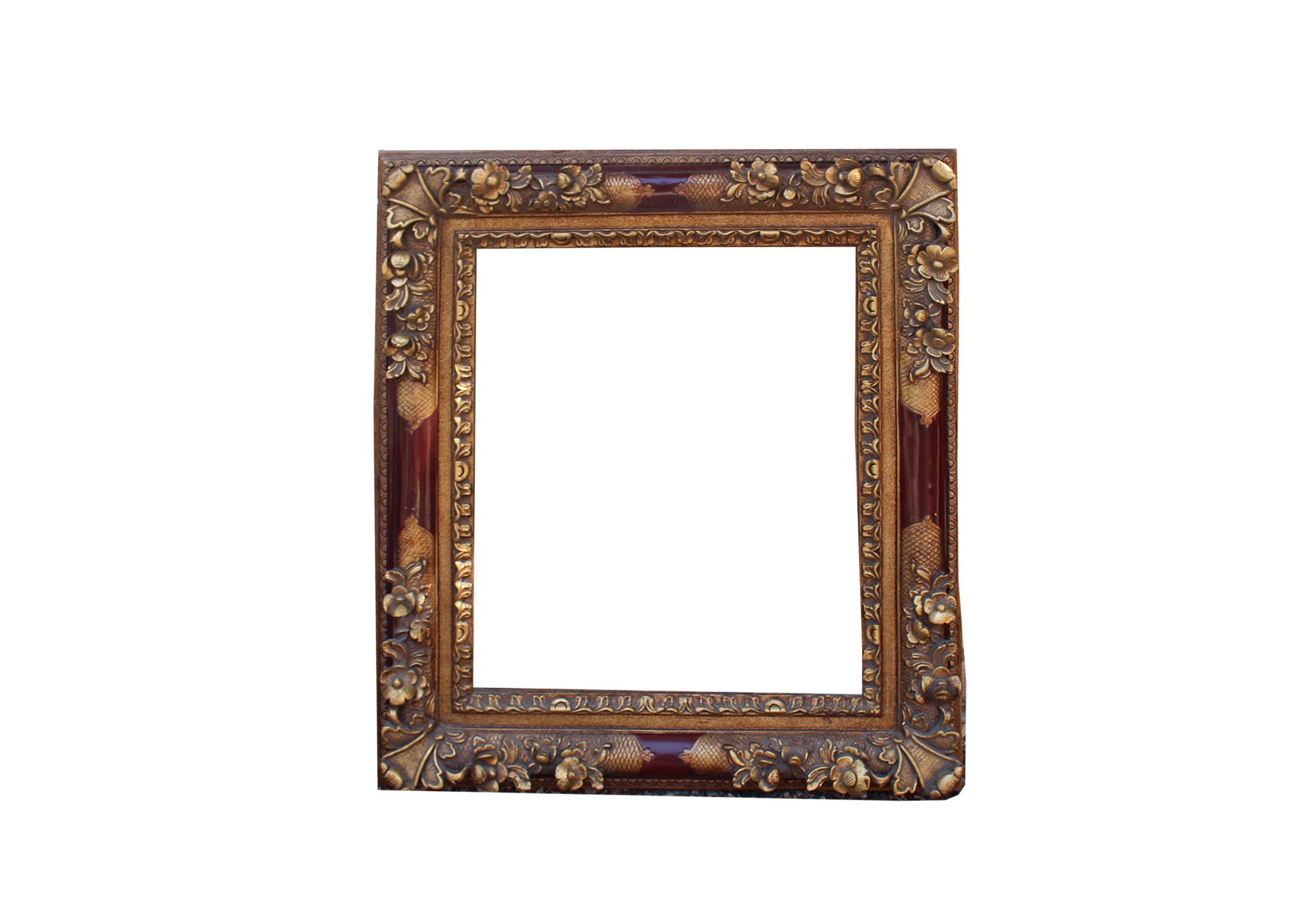 Red & Gold Guilt Ornate Picture Frame