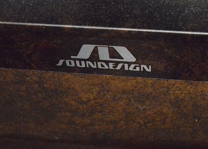 Vintage Soundesign Stereo Console with Microphone, Records and 8-Tracks