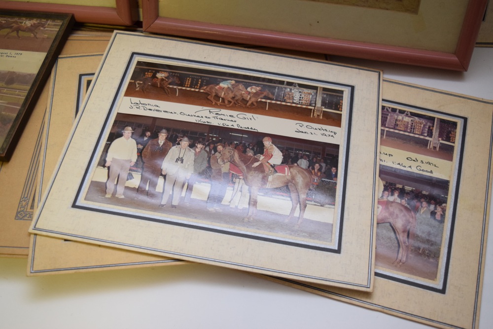 1970s Horse Racing Win Photographs