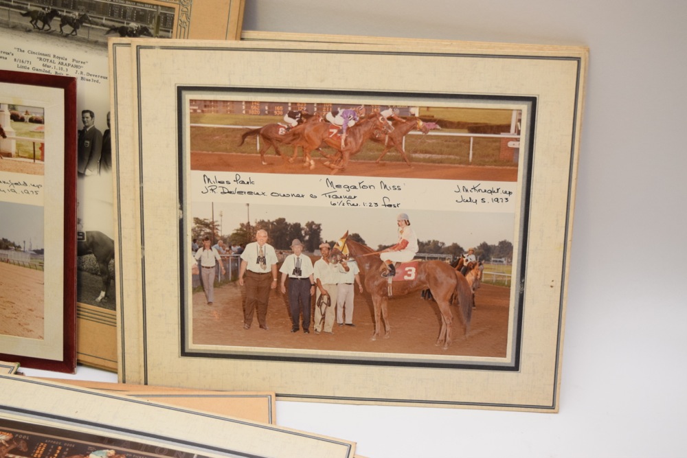 1970s Horse Racing Win Photographs