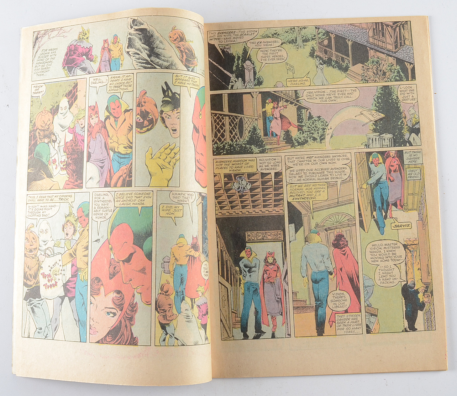 Marvel Comics Vision and the Scarlet Witch #1 issue